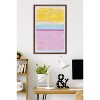 Trends International Reinders: Abstract - Colorful Squares in Pink and Yellow Framed Wall Poster Prints - 2 of 4