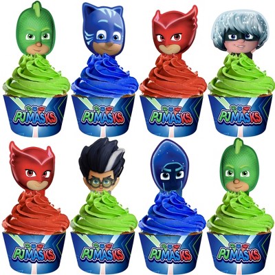 Treasures Gifted PJ Masks Cupcake Toppers & PJ Masks Cupcake Wrappers