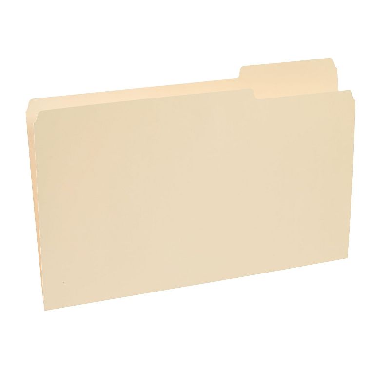 Staples Top-Tab File Folders 1/3 Cut Manila Legal-Size 24/Pack 235408/TR58116, 3 of 7