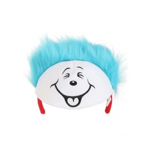 HalloweenCostumes.com One Size Fits Most   Dr. Seuss Thing 1 & Thing 2 Face Costume Headband for Adults and Kids, White/Blue/Red - 1 of 4