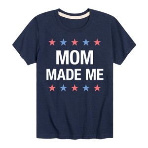 Boys' - Instant Message - Matching 4Th Shirts Mom Made Me Short Sleeve Graphic T-Shirt - 1 of 4