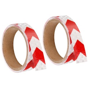 Unique Bargains Arrow Waterproof Adhesive High Visibility Warning Trucks Cars Reflective Tape 2 Pcs - 1 of 4