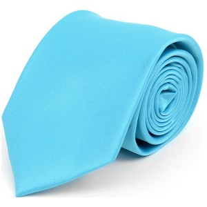 Men's Classic Solid Color Wedding Neck Tie - 1 of 4