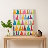 Nick Nelson Analogous Shapes In Bloom Framed Art Canvas - Society6 - 3 of 4