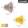 WAGNER – design yourself Multipurpose Wall Hook Set, Black Rubber & Steel, 4pc — Supports up to 35 lbs - 2 of 4