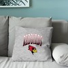 NCAA Illinois State Redbirds 16" Heather Gray Sweatshirt Pillow - 4 of 4