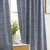 HLC.ME Easton Jacquard Slub Texture - Privacy Curtains with Back Tab Rod Pocket Window Curtains Panels, Set of 2 - 4 of 4