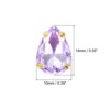 Unique Bargains Glass Craft Embellishments Flat Back Four Claws Teardrop Gems 20 Pcs - 2 of 4
