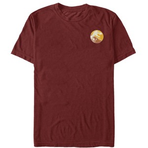 Men's Jurassic Park T. Rex Logo Badge T-Shirt - 1 of 4