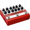 Friedman IRJ Dual Tube Jake E. Lee Signature Dual-Tube Preamp DI+IR Dual-Channel 12AX7 Tubes Effects Pedal Red and White - 2 of 4
