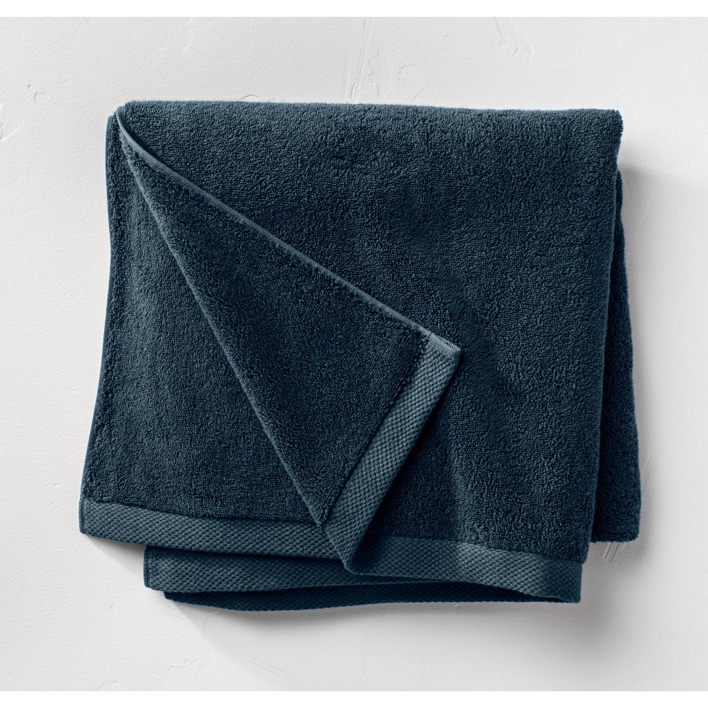 Organic Bath Towel Navy - Casaluna