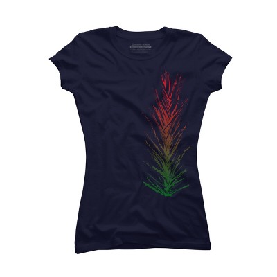 Junior's Design By Humans Feel like Christmas By Alice9 T-Shirt