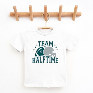 The Juniper Shop Team Halftime Distressed - Green Toddler Short Sleeve Tee - 1 of 3