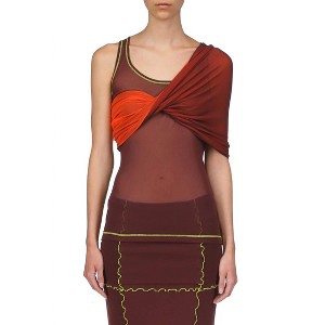Women's Stretchy Small Twist Tube Top - Marina Moscone - 1 of 4