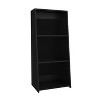 NicBex Bookcases for Living Room Modern 47" Tall 3 Tier Storage Cabinet Bookshelf Compact Design Ladder Bookcase for Small Spaces Office Home - 3 of 4