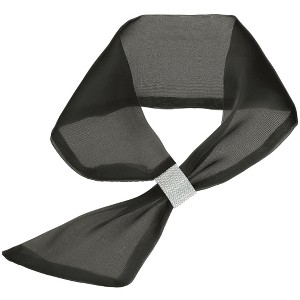 Elerevyo Women Gift Fashion Scarf Suitable for Hair Scarf Wrist Scarf 26.4"×3.9" - 1 of 4