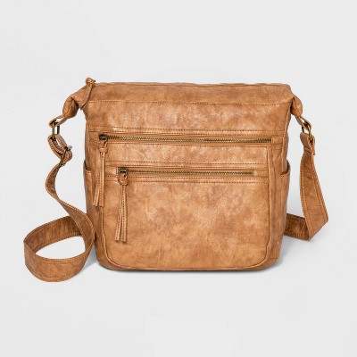 tan crossbody handbag