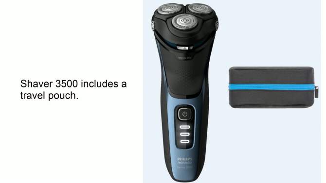 Philips Norelco Wet &#38; Dry Men&#39;s Rechargeable Electric Shaver 3500 - S3212/82, 2 of 12, play video