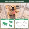 FXW Homeplus Indoor Dog Playpen - Stress-Free and Safe Play,Panels for Puppy and Small Dogs, Black│Patented - 3 of 4