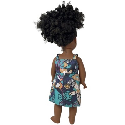 Doll Clothes Superstore Handmade Size 5 Matching Girl & Doll Earthtone Sundress Set