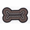 Earth Rugs Braided Cotton Dog Bone Tread – Rustic Pet Mat 13"x22" Mocha/Frappuccino - 2 of 3