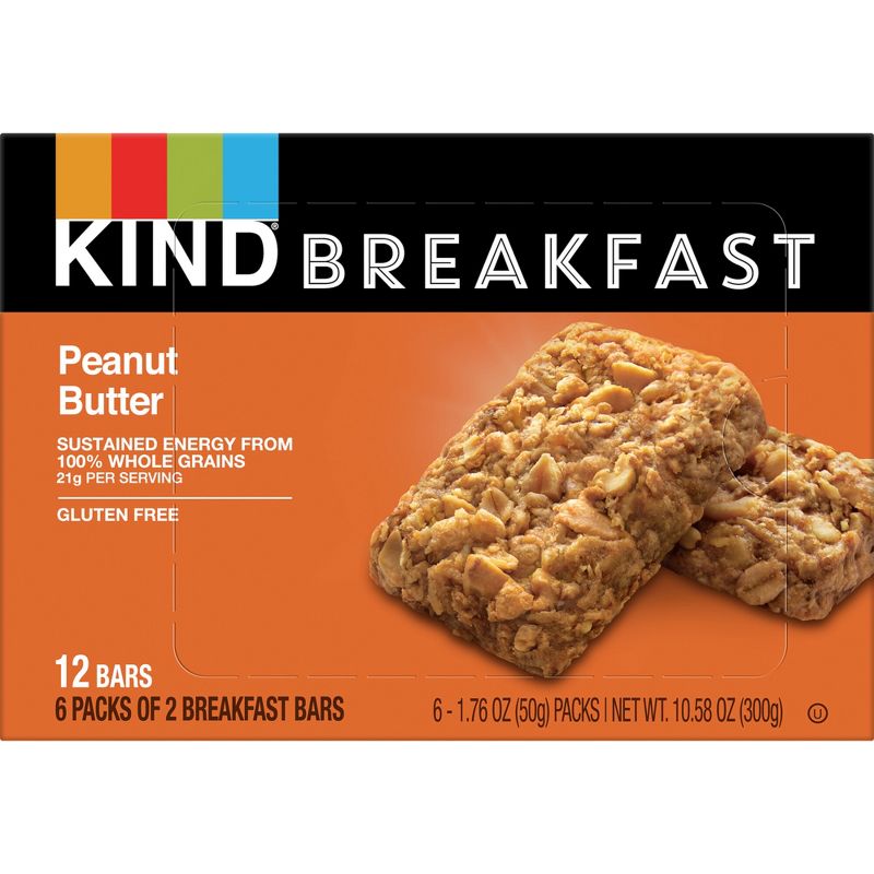 Kind Breakfast Peanut Butter Bars - 10.58oz, 3 of 14