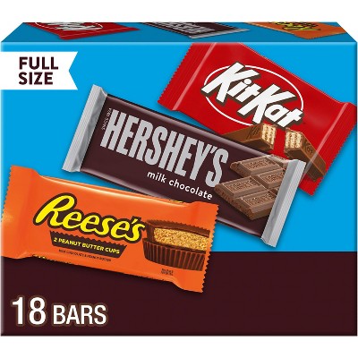 Reese's, Hershey's And Kit Kat Milk Chocolate Candy Bars Variety Pack ...