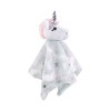 Hudson Baby Infant Girl Flannel Plush Sleep and Play and Security Toy, Whimsical Unicorn - 4 of 4