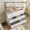 6 Drawer Wide Dressers Organizer with Charging Station - 4 of 4
