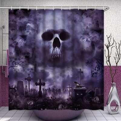 LunaLulinlk Halloween Shower Curtain