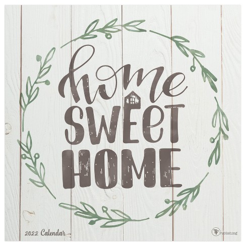 2022 Wall Calendar Home Sweet Home Farm House - The Time Factory : Target