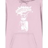 Harley Quinn Joker Costume Long Sleeve Cradle Pink Adult Hooded Sweatshirt - 2 of 3