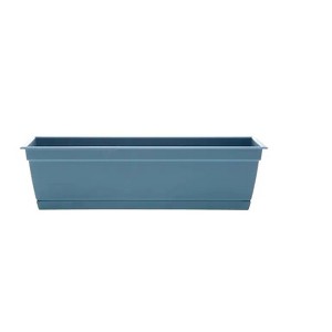 Bloem Dayton 6.87 in. H X 24 in. W Plastic Window Box Ocean Blue - 1 of 1