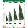 Home Artificial Christmas Tree, 4.5Ft/6Ft/7.5Ft/9Ft Pre-Lit Christmas Tree, PE/PVC Tips, Easy Setup 3 Steps, Flame Retardant - 4 of 4