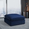 Meridian Furniture,Comfy Velvet Modular Ottoman - 2 of 4