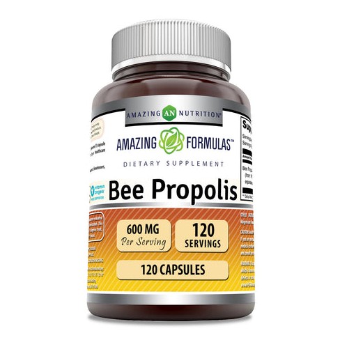 Amazing Formulas Bee Propolis 600 Mg 120 Capsules - image 1 of 1