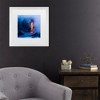 Trademark Fine Art - Miles Morgan Electric Blue Matted Framed Art - 2 of 4