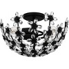 Rosemary 3-Light Matte Black Semi-Flush Mount - 4 of 4