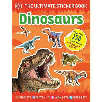 Cupkin Dinosaur Book for Kids 3-5: Side by Side Dinosaur Books for Kids 3-5 with 500+ Dinosaur Stickers for Kids 2-4 + 12 Scenes - Spir