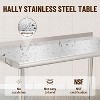 NSF Certified Stainless Steel Work Table,48*24*35inch Bilayer Table with Adjustable Undershelf - 2 of 4