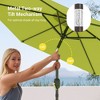 Sonkuki 7.5 ft Outdoor Patio Market Umbrella w/ Crank, Push Button Tilt,  UV-Resistant Canopy - 3 of 4