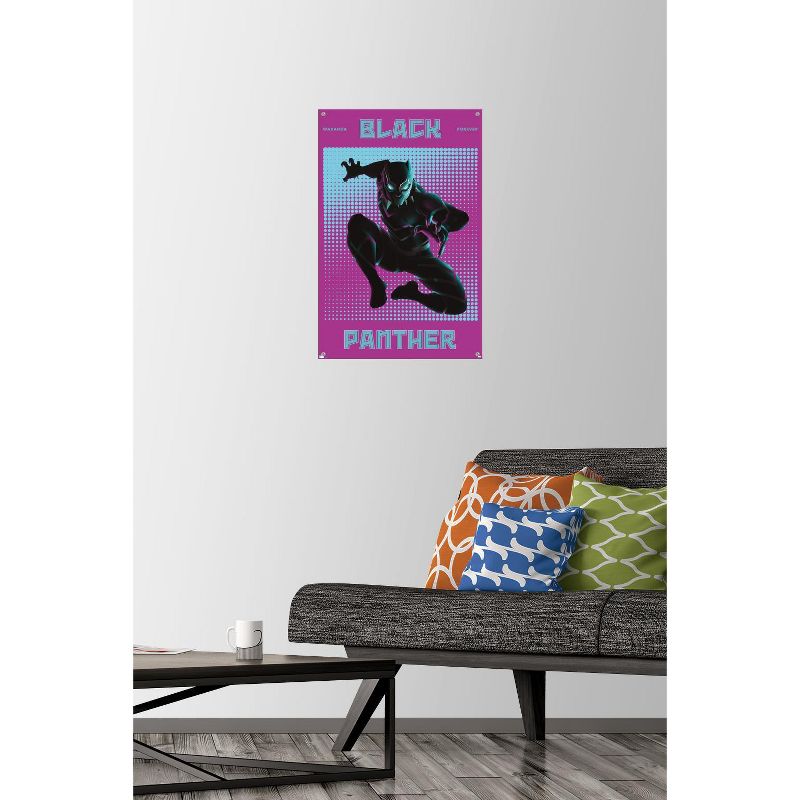Trends International Marvel Shape of a Hero - Black Panther Unframed Wall Poster Prints, 2 of 7
