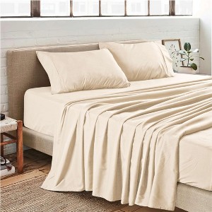 4 Piece Sheet Set Ultra Soft, Easy Care Hotel Collection Sheet 16 Inches Deep Pocket Sheets - Cotton Passion - 1 of 4