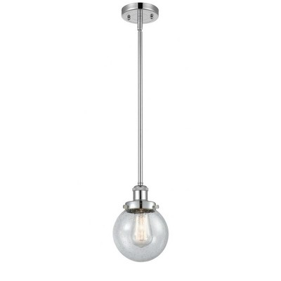 Beacon - 1 Light Stem Hung Mini Pendant In Modern Style-9 Inches Tall and 6 Inches Wide