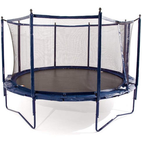 Jumpsport Elite 14 Foot Stagedbounce Technology Outdoor Kids Trampoline System With Enclosure And Poles Target