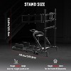 Dardoo Racing Simulator Cockpit with Triple Monitor Stand Compatible with Logitech, Thrustmaster, Excludes Wheel, Pedals, Shifter, Seat, Monitor - 3 of 4
