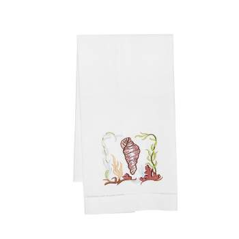 C&F Home Tulip Shell Woven Kitchen Towel
