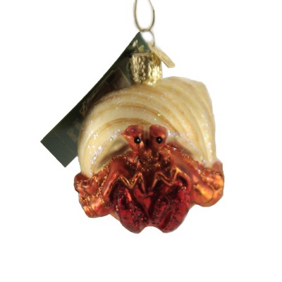 Old World Christmas 2.25" Hermit Crab Ormanet Social Creature  -  Tree Ornaments