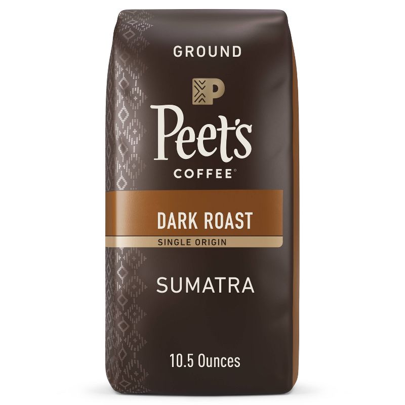 Peet&#39;s Sumatra Single Origin Dark Roast Ground Coffee 10.5oz, 1 of 7