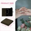 Unique Bargains Velvet Soft Ring Earring Necklace Jewelry Storage Box - 2 of 4